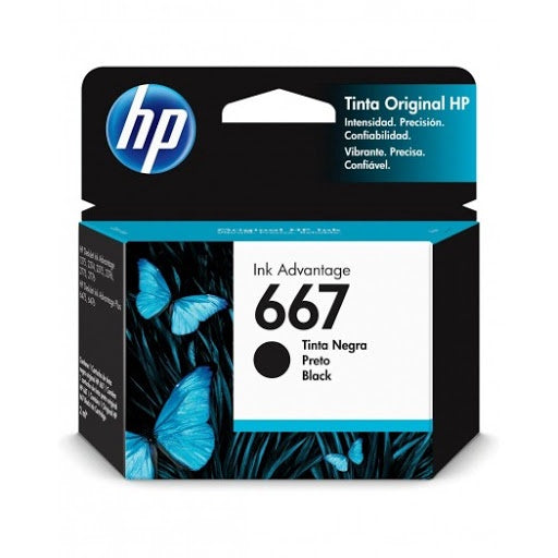HP Computer Printer Ink 667 Black 3YM79AL