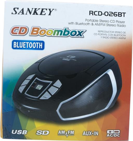 SANKEY C.d Player RCD-026BT Boombox with Bluetooth