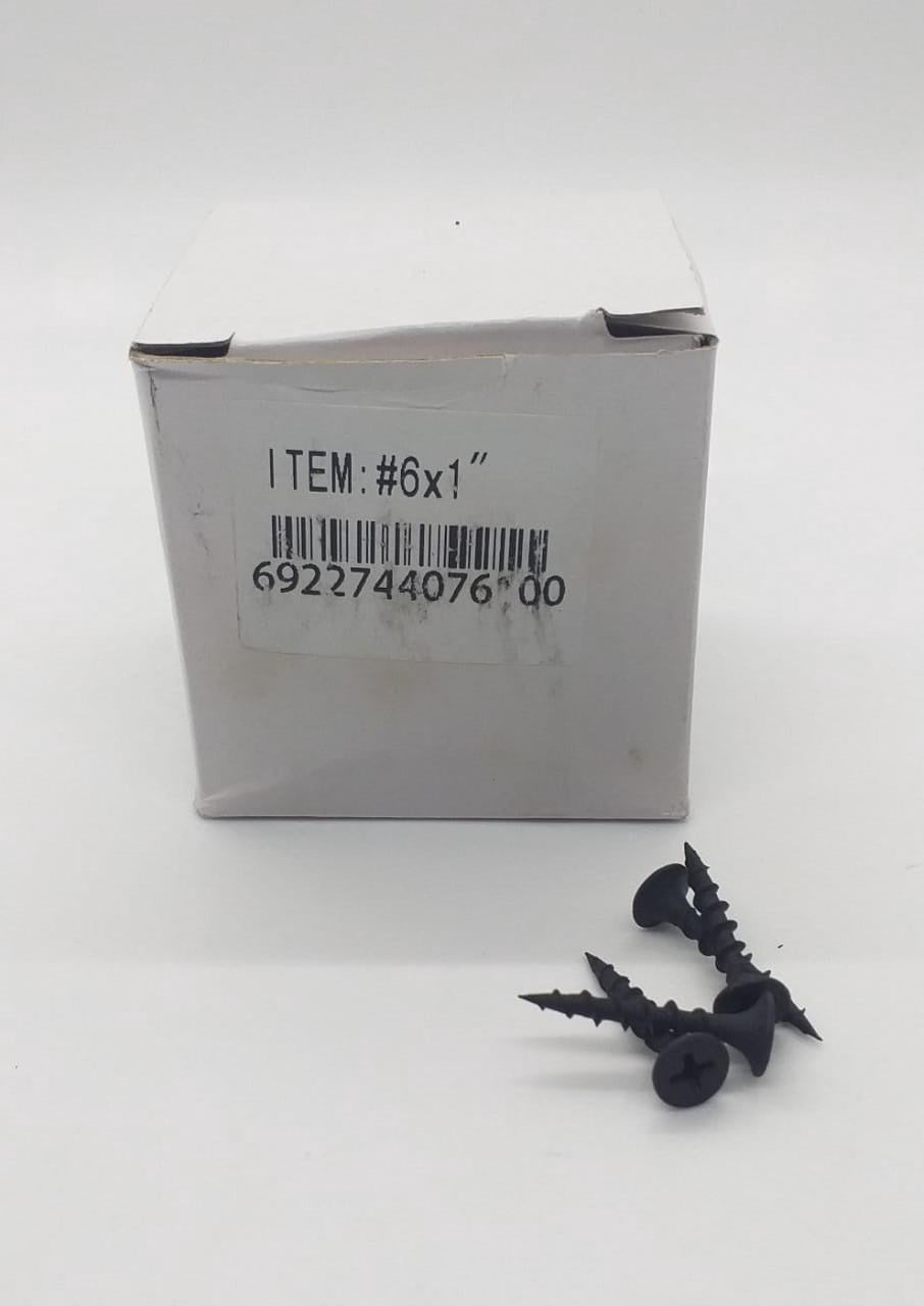 Screw Drywall 6 X 1" Black 200PCS Box