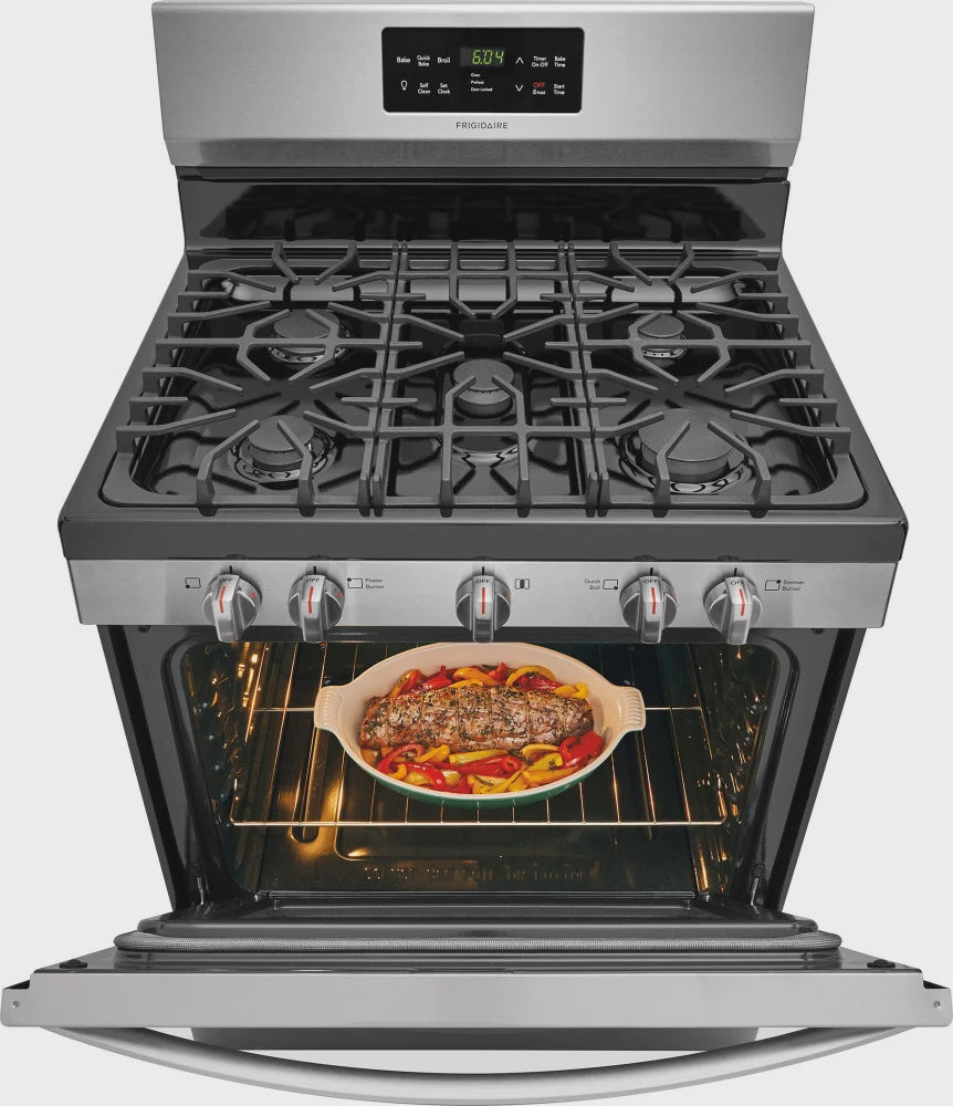 FRIGIDAIRE Stove 5 Burner FFGF3056TS Stainless Steel