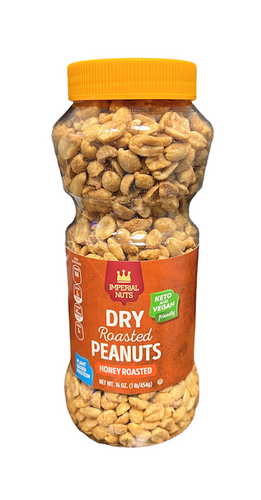 IMPERIAL Nuts Dry Roasted Peanuts Honey Roasted 16OZ 454G