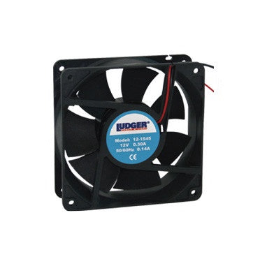 LUDGER Fan Cooling 12V 12-1545 4 6/8" X 4 6/8" X 1.5"