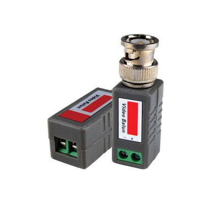 NIPPON AMERICA Plug Bnc Male 2 Screw Connector CC-VB2000T Video Balun Via Utp CAT5/6 2PCS Pack Adaptor Na