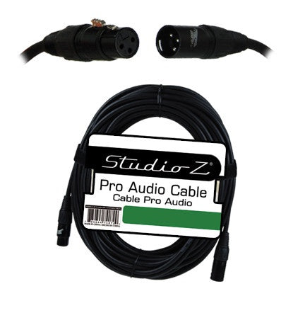 NIPPON AMERICA Lead Xlr Male to Xlr Female 6' ZMC-24XMXF-6BP Studio Z