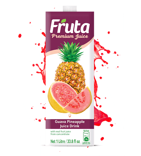 Fruta Juice Drink Guava Pineapple 1lt