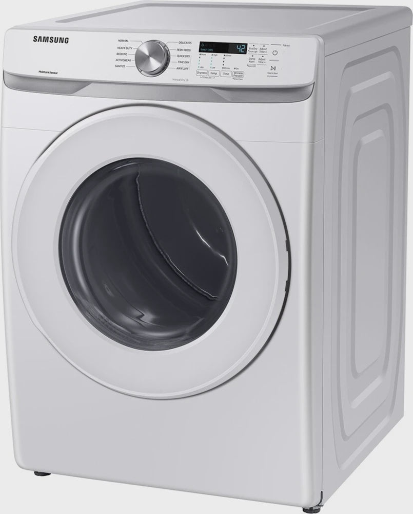 SAMSUNG Dryer DVE45T6000W 7.5CF Electric 1Y