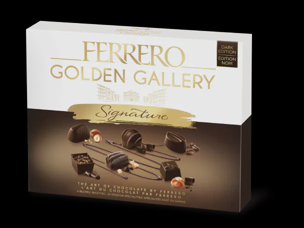 FERRERO ROCHER Ferrero Golden Gallery Signature Chocolate Dark Edition 120G 12PCS