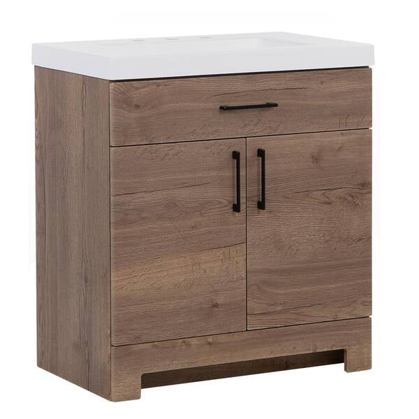 Bathroom Cabinet 30" Home Decorators 1007 466 103 with Sink and Mirror