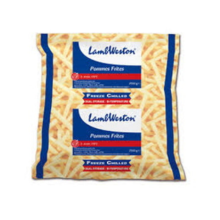 Fries Lamb Weston Straight Cut 2500g