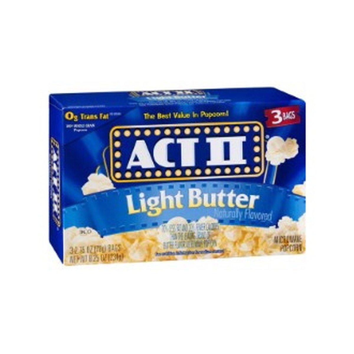 Popcorn Act11 Light Butter 3 pack (8.25oz)