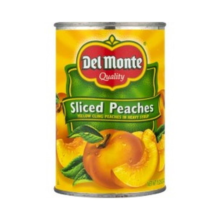 Fruit Peaches Sliced Heavy Syrup Del Monte 15.25oz