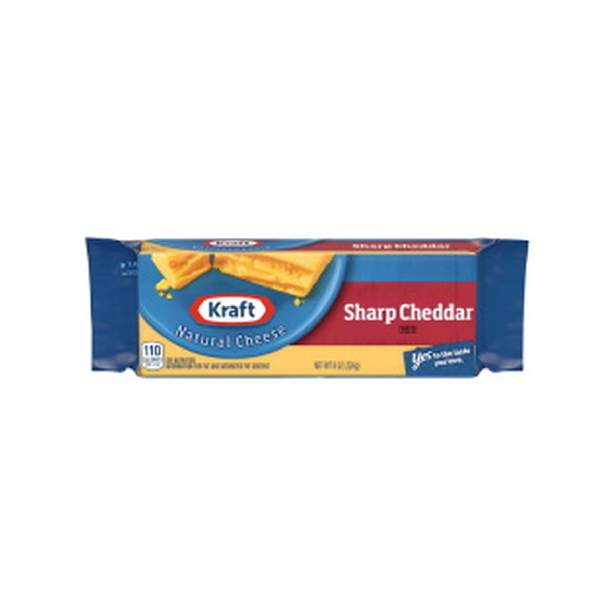 Cheese Block Kraft Sharp Cheddar 8oz