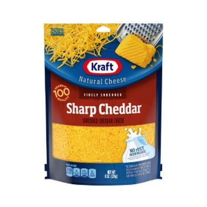 Cheese Shredded Kraft Cheddar Sharp 8oz