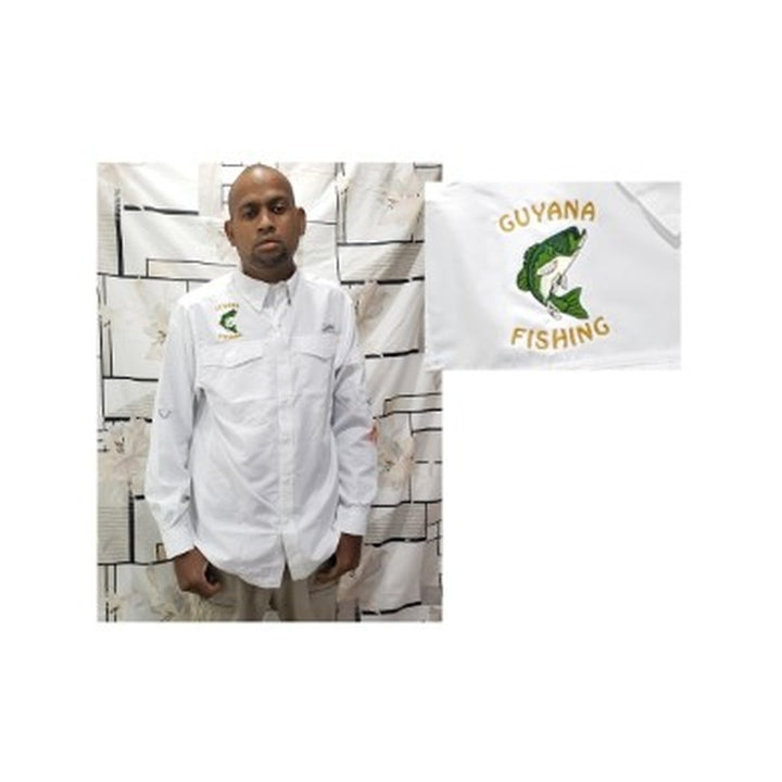 Guyana Fishing Shirt L/S - White