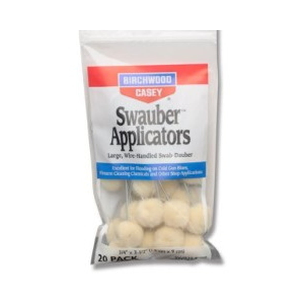 Gun Swauber Applicators Birchwood Casey 20pk