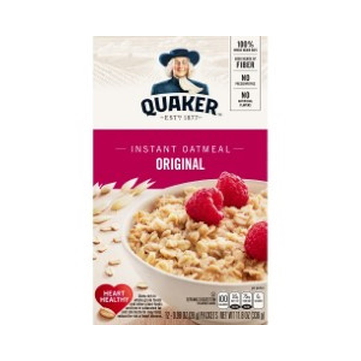 Oats Quaker Instant Original 12pk .98oz