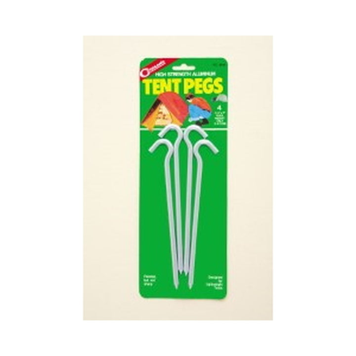 Tent Pegs Aluminum Coghlan's 1/4" * 7" 4pk