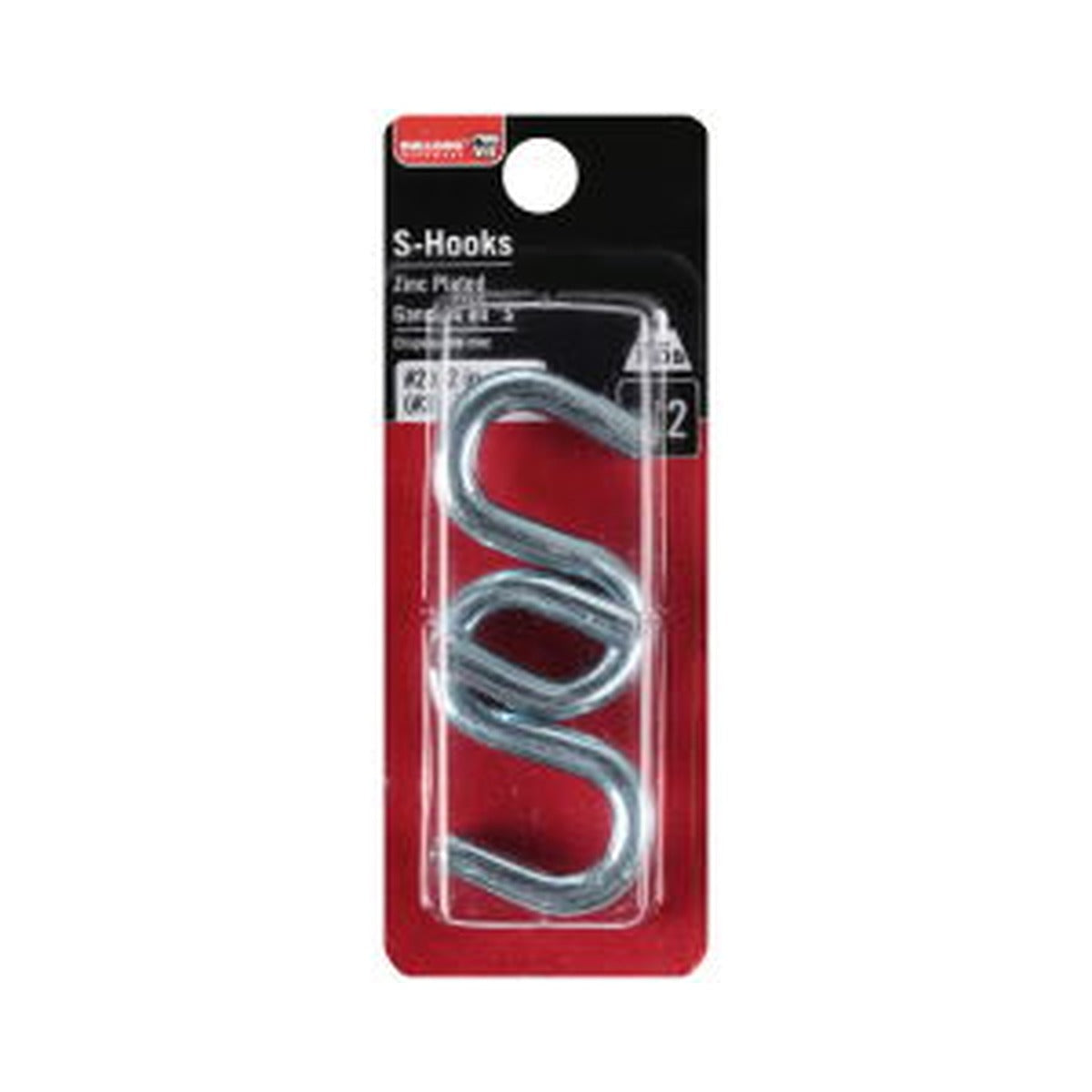 Hook `S` Shaped #2x 2inch 2pcs
