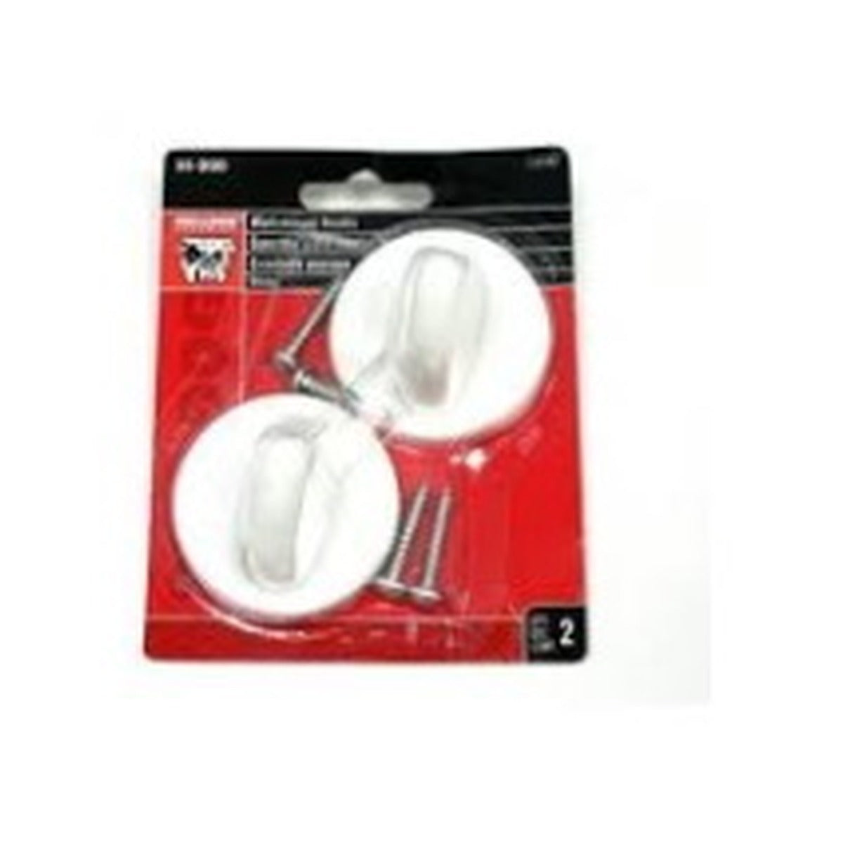 Hooks Wall Mount Bulldog 1.25 inches 2pcs
