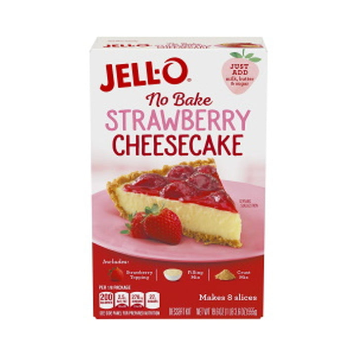 Jello No Bake Strawberry Cheesecake