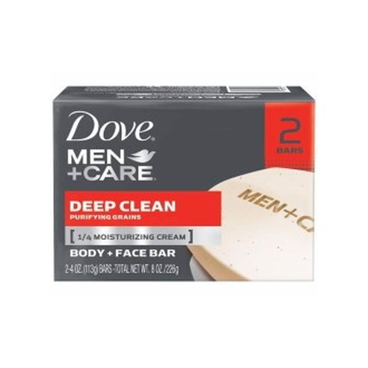Soap Bar Dove Men+Care Deep Clean 2pk