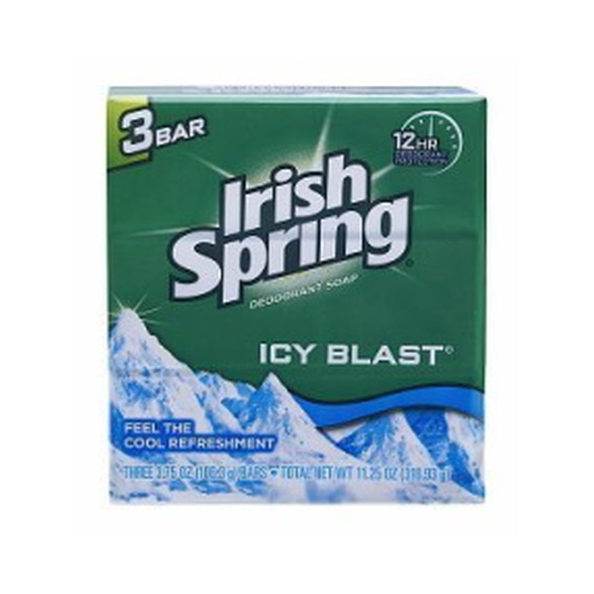 Soap Bar Irish Spring Icy Blast 3pk 7oz