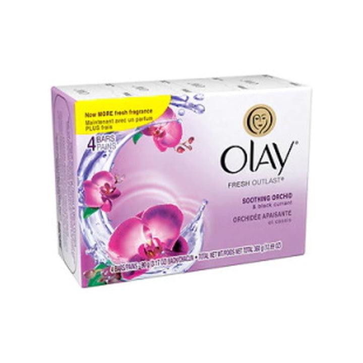 Soap Bar Olay Fresh Outlast Orchid 4pk 3.17oz