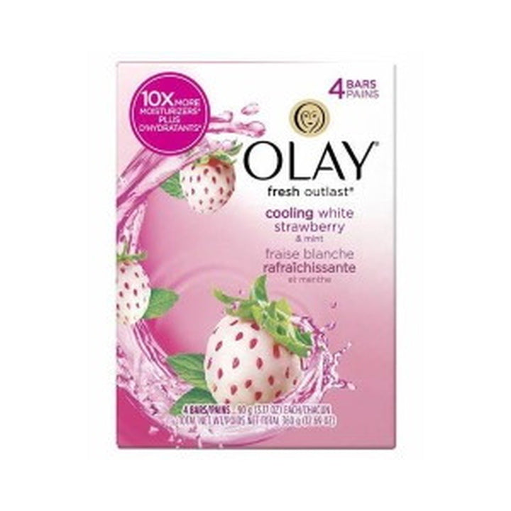 Soap Bar Olay Fresh Outlast Strawberry 4pk 3.17oz