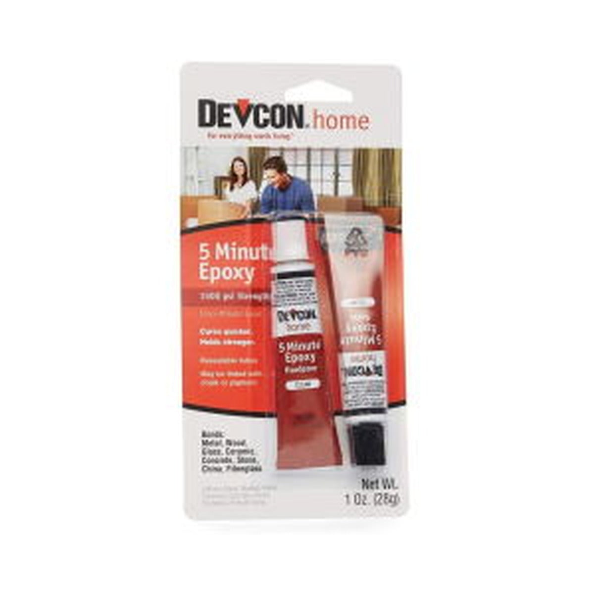Epoxy Devcon 5 Minute 1500PSI Strength 1oz