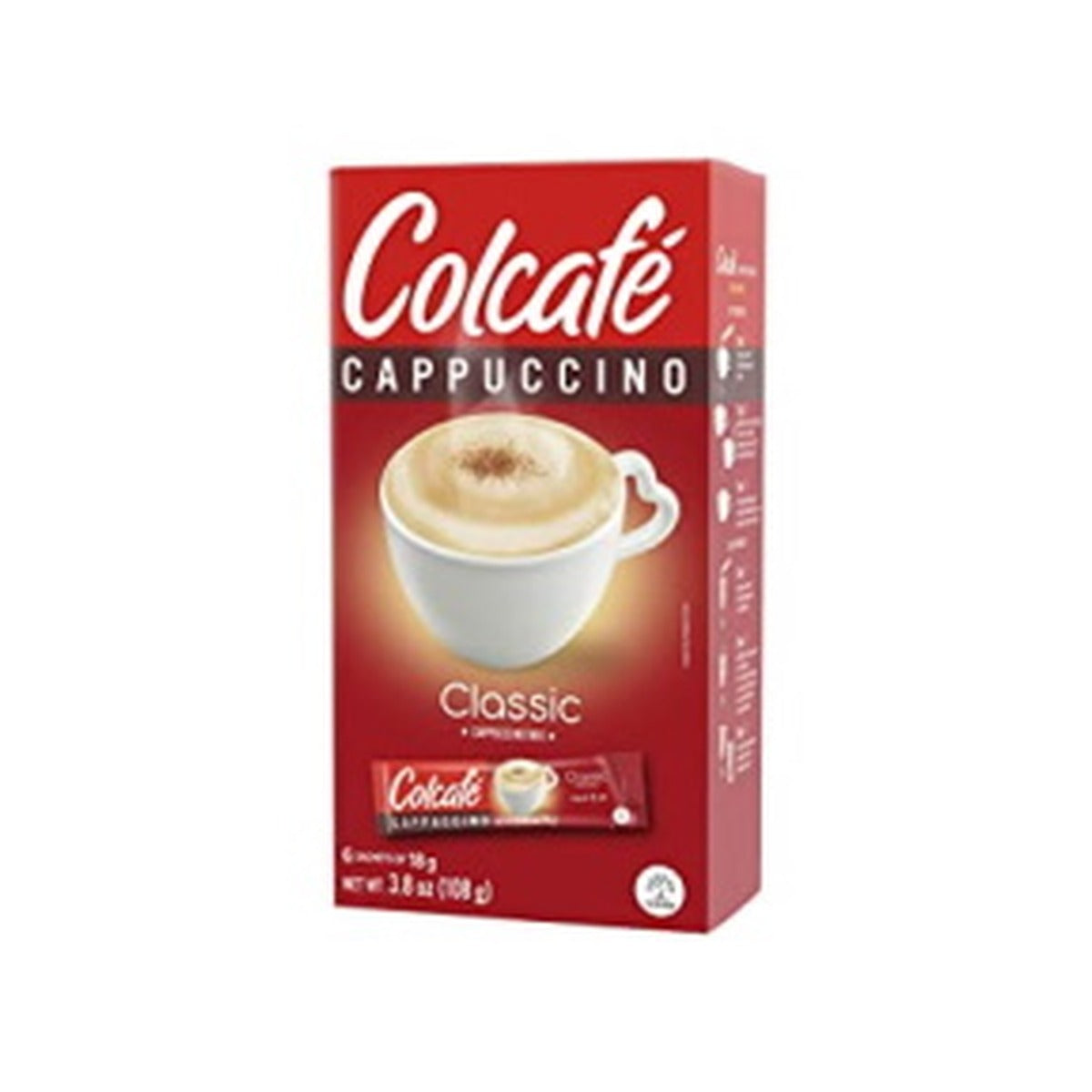 Cappuccino Sachets Classic Colcafe (6 count*18g)