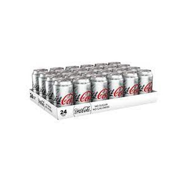 Coke Soda Diet 355ml Cans (24 Flat)