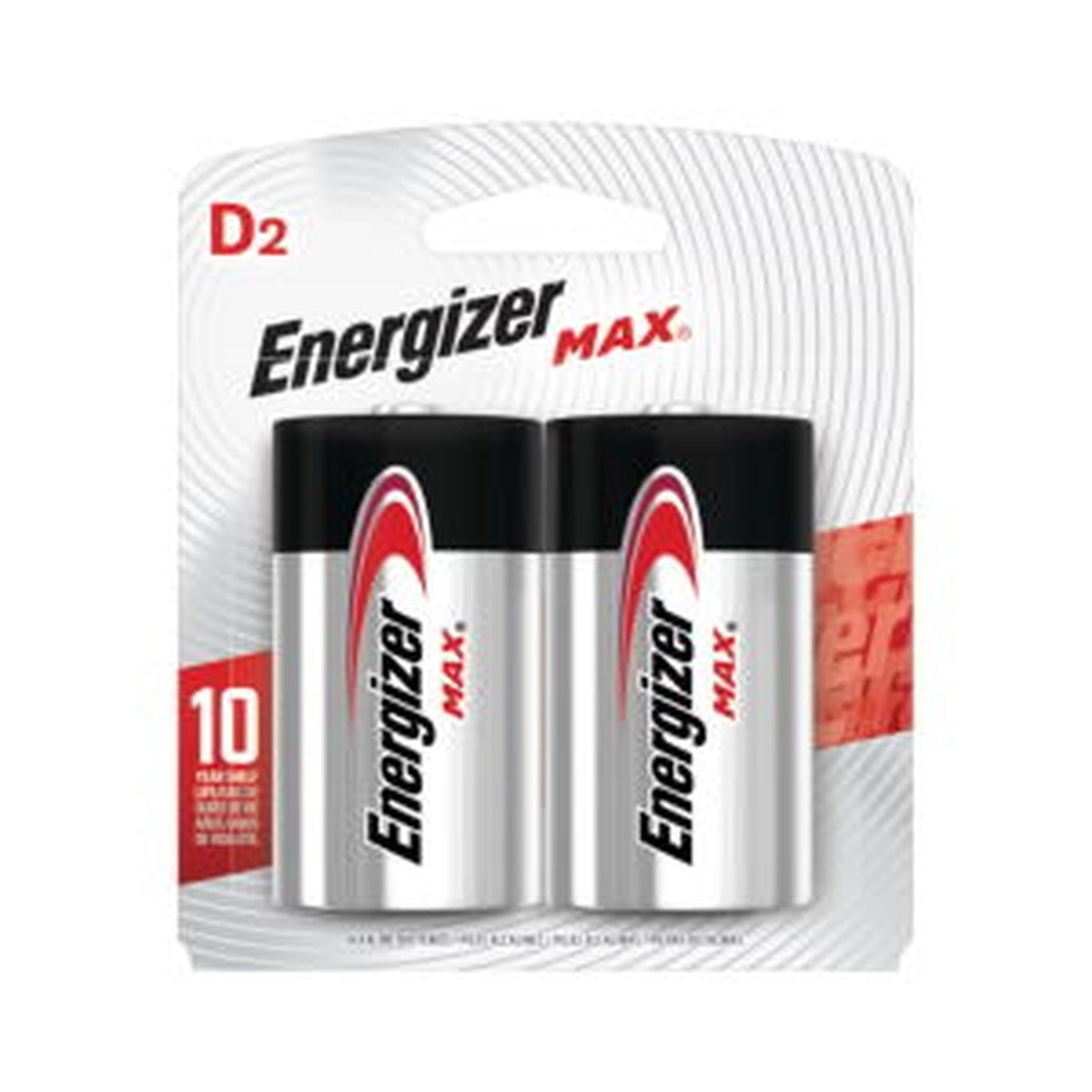 Battery Energizer Max D 2pk