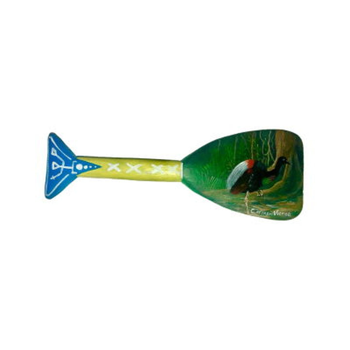 Fish Paddle Mini Grey Black Trumpeter