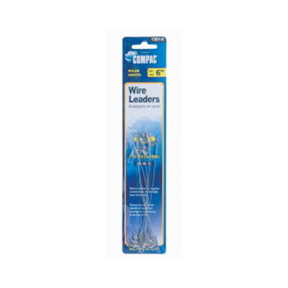 Wire Leader Compac 6" 30lb 3 pack