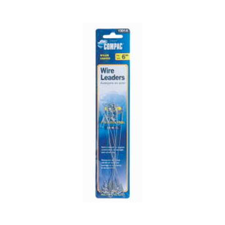 Wire Leader Compac 6" 30lb 3 pack