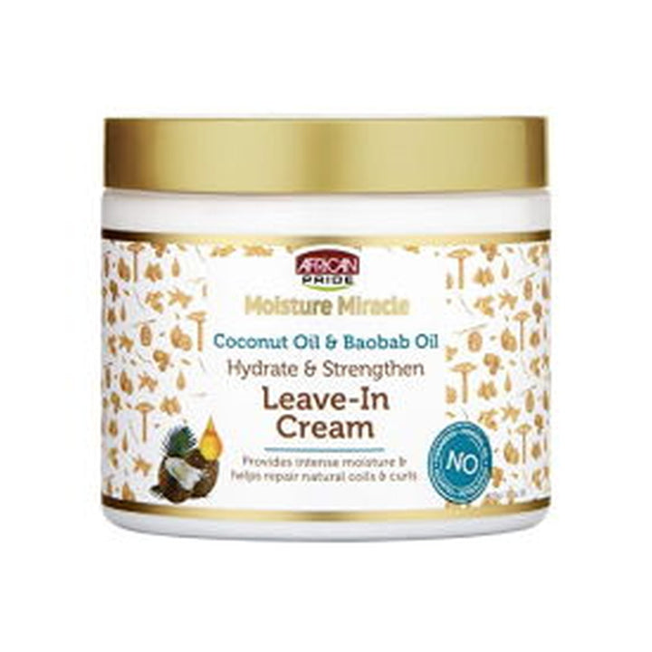 African Pride Leave- In Cream Coconut Oil & Baobab Oil 15 oz