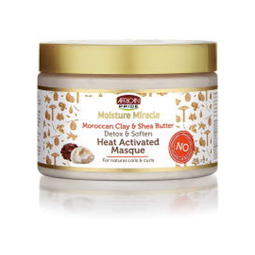 African Pride Hair Masque Moroccan Clay & Shea Butter 12oz