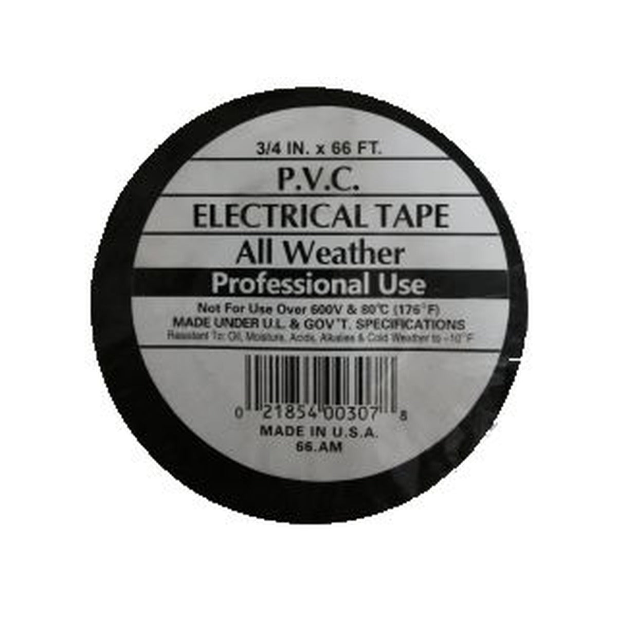 Electrical Tape P.V.C 3/4" x 66 FT