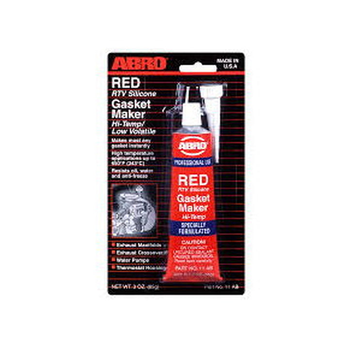 Silicone Gasket Maker Abro Red 3 oz