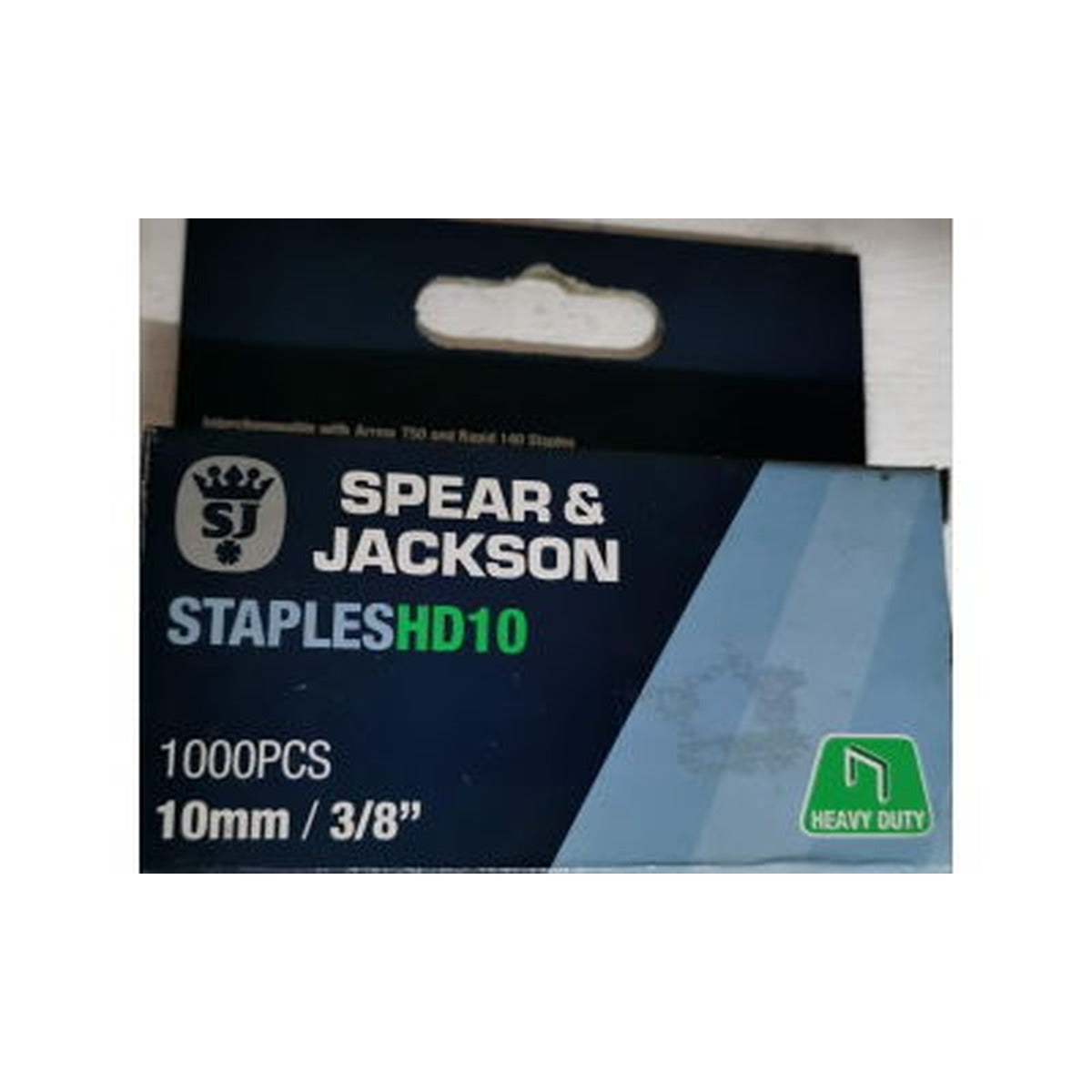 Staples Spear & Jackson HD10 10mm/3/8" 1000 pieces