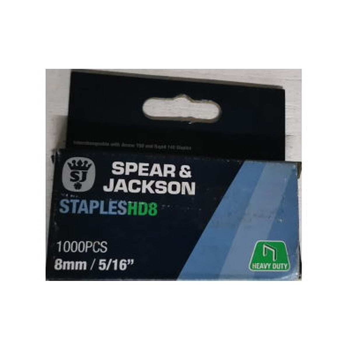 Staples Spear & Jackson HD8 8mm/5/16" 1000 pieces