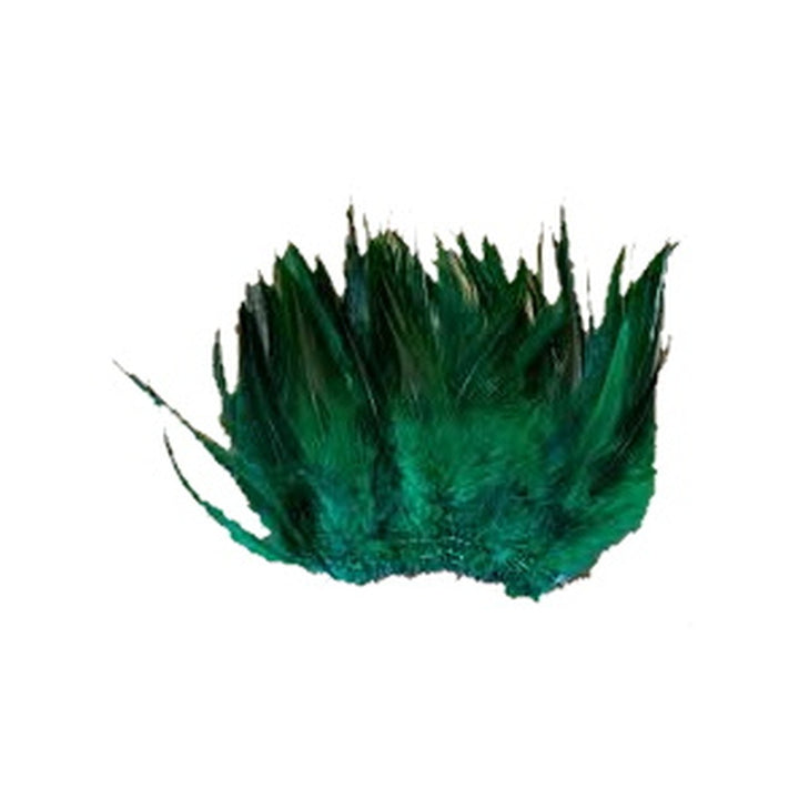 Fly Tying Streamside Inc. Strung Rooster Saddles Long Green