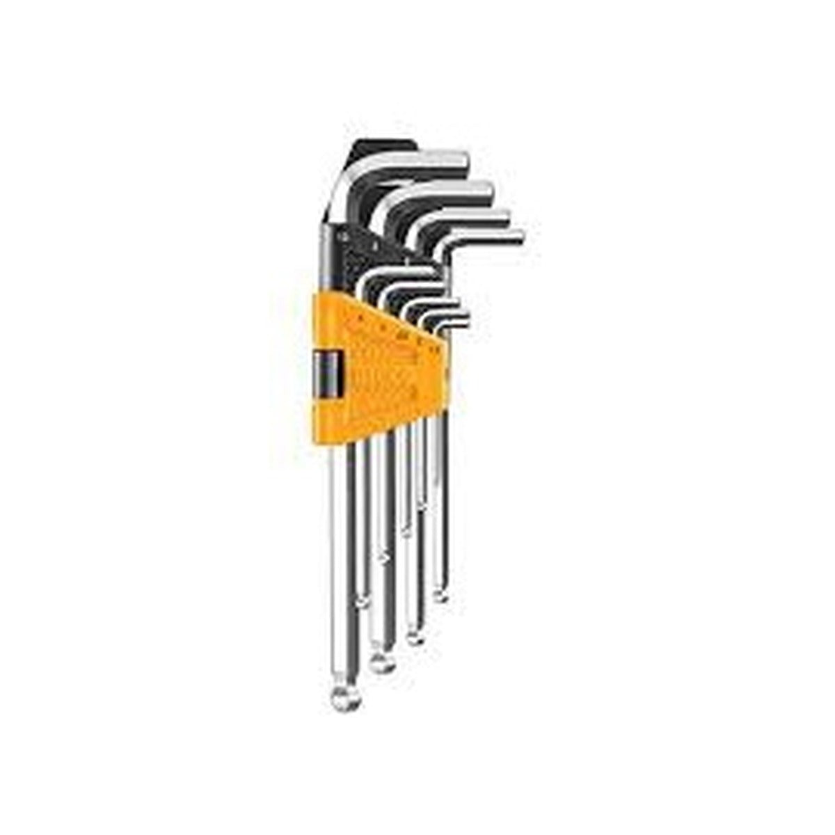 Ball Point Hex Key Set Ingco 9 pieces