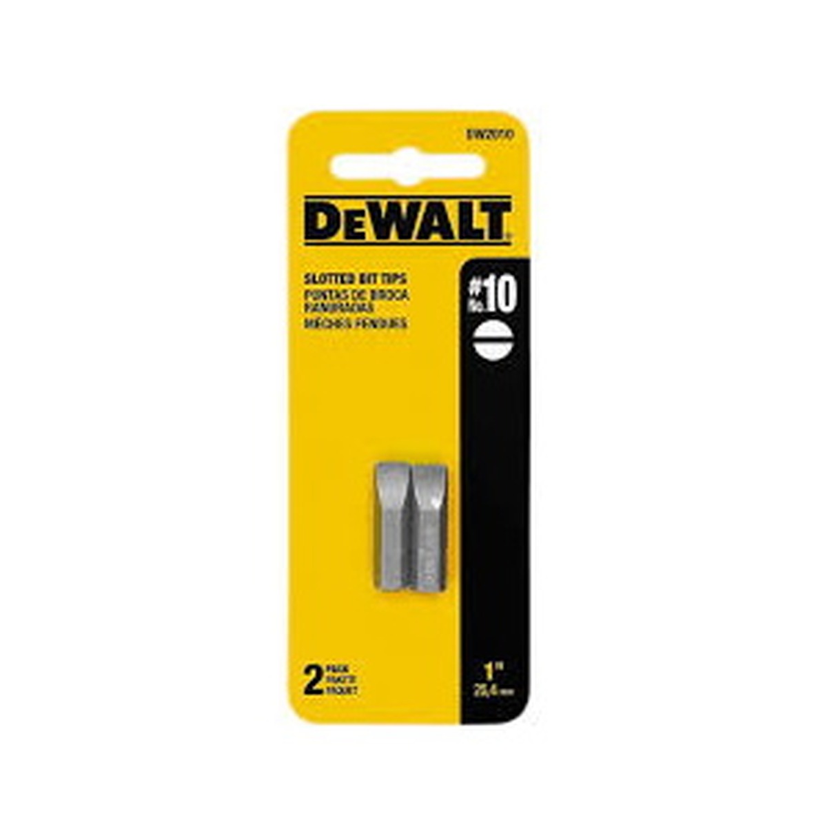 Slotted Bit Tips DeWalt 1"