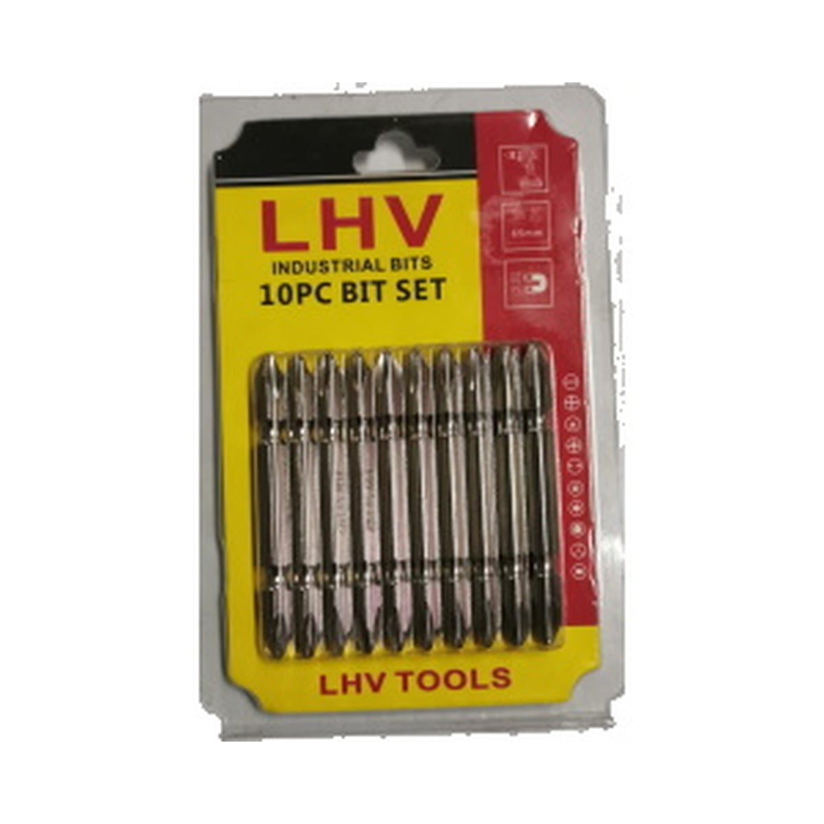 Industrial Bit Set LHV 10 pieces