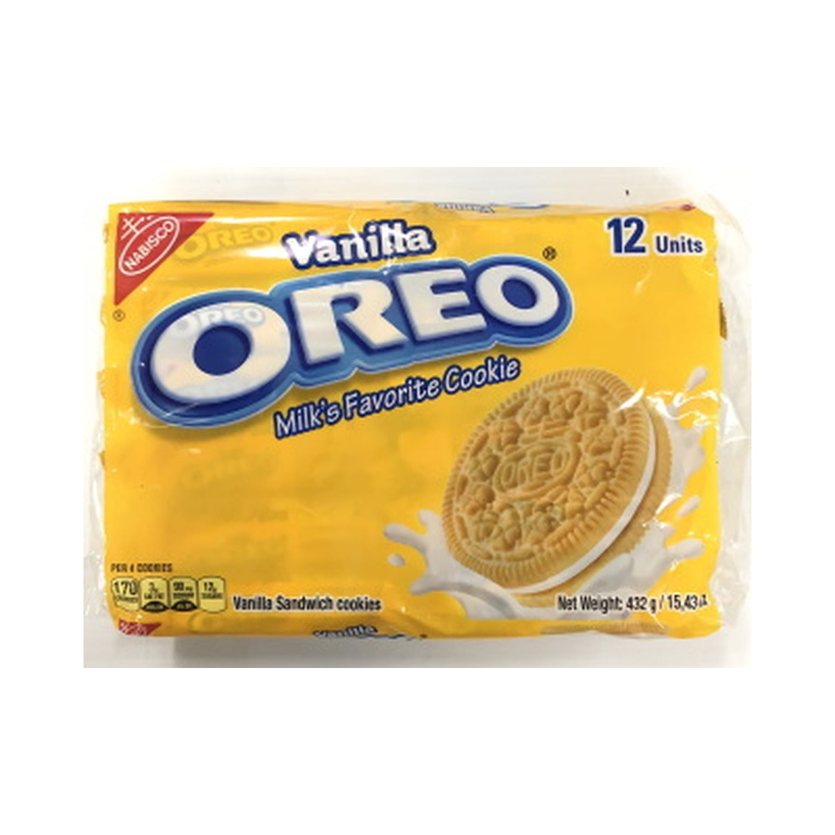 Oreo Vanilla Cookies 432 g