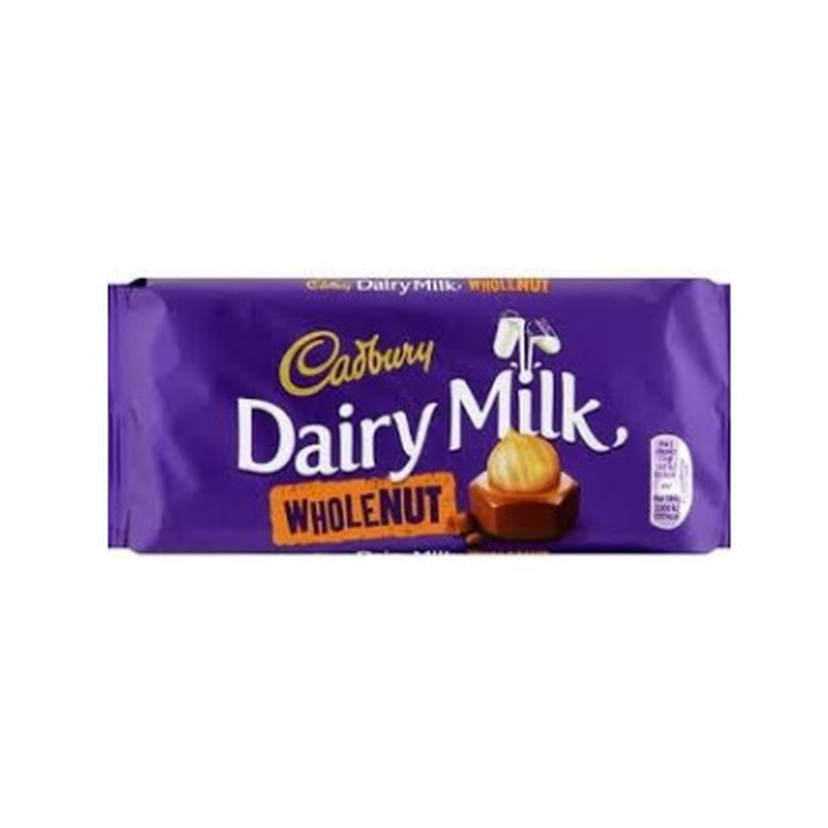 Cadbury Whole Nut Chocolate 120 g