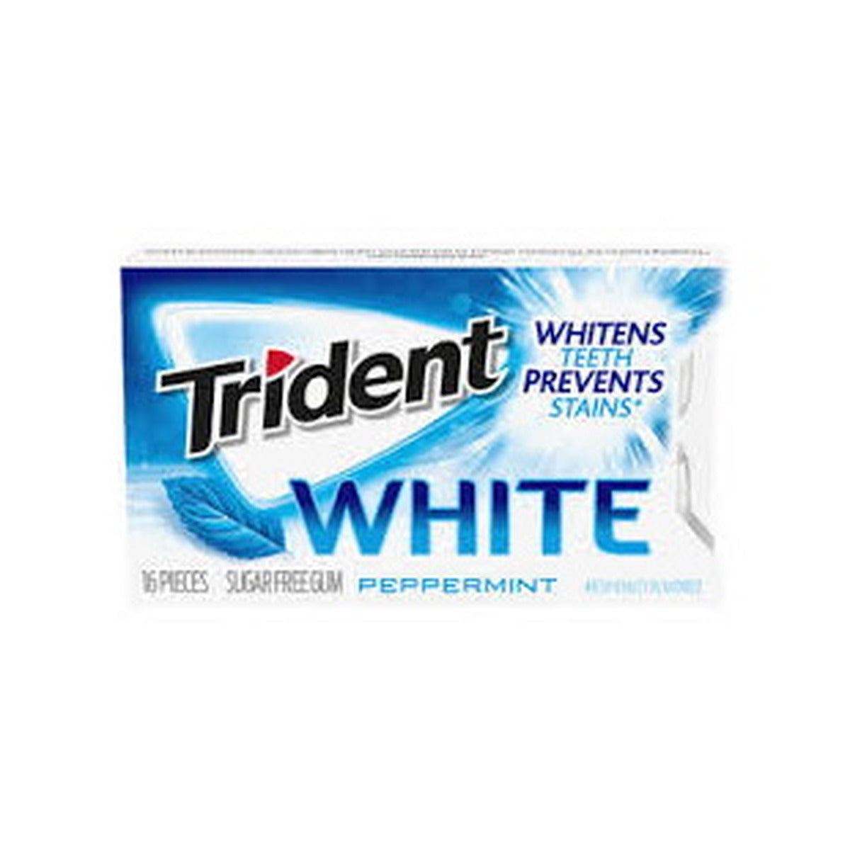 Trident White Peppermint 16 pieces