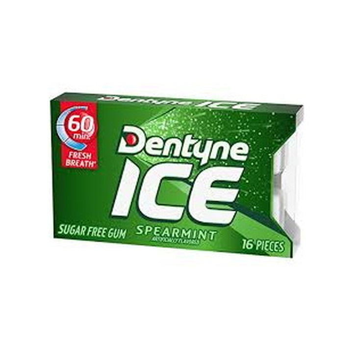 Dentyne Ice Spearmint 16 Pieces