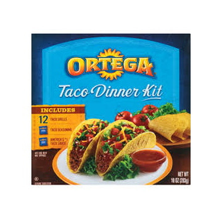Taco Dinner Kit Ortega 12 Count